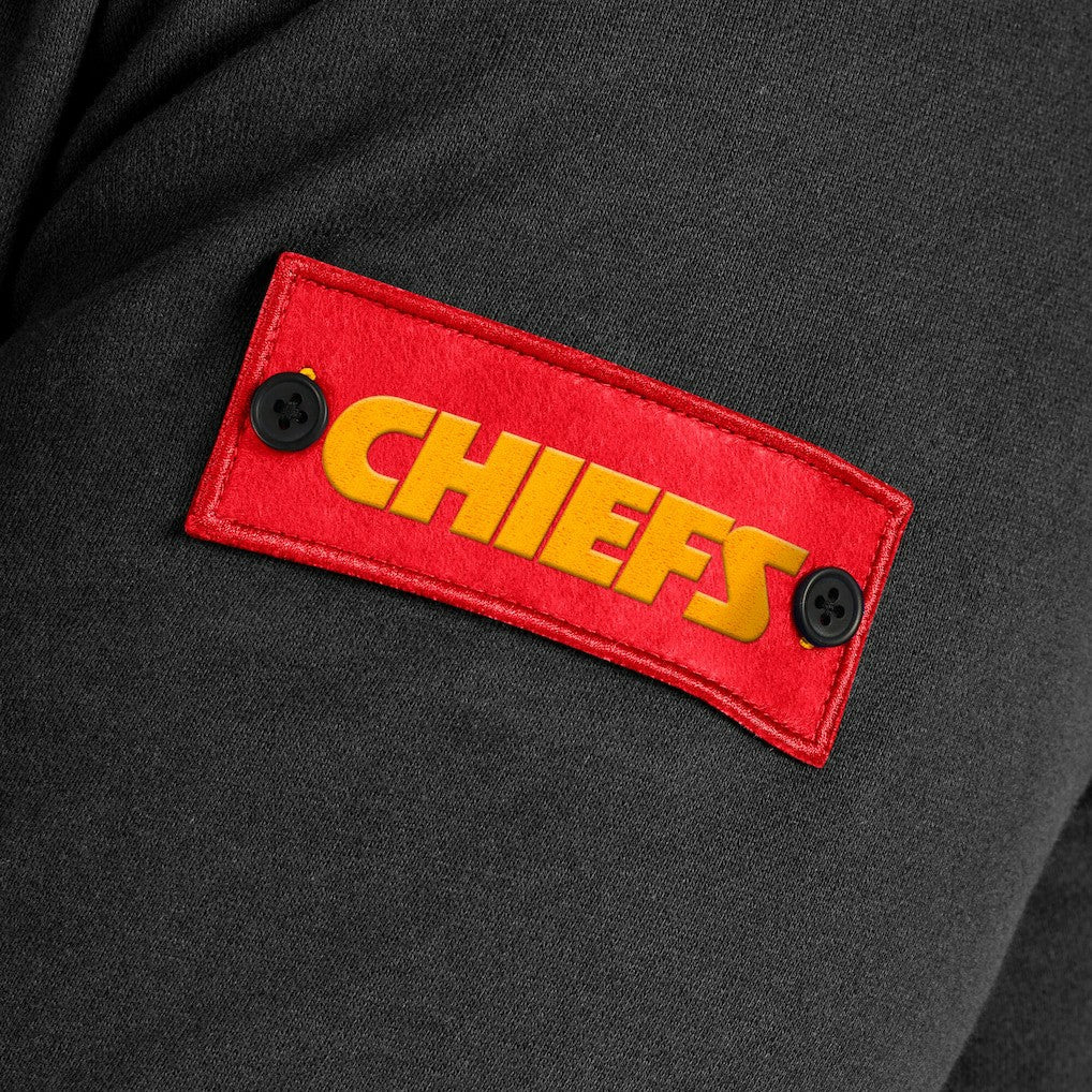 Kansas City Chiefs J. Palmer QB1 Full-Zip Sweatshirt Black