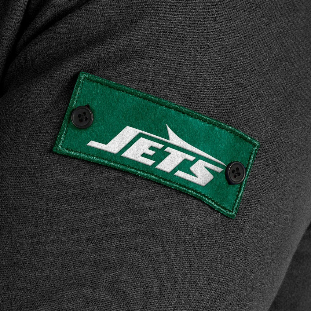 New York Jets J. Palmer QB1 Full-Zip Sweatshirt Black