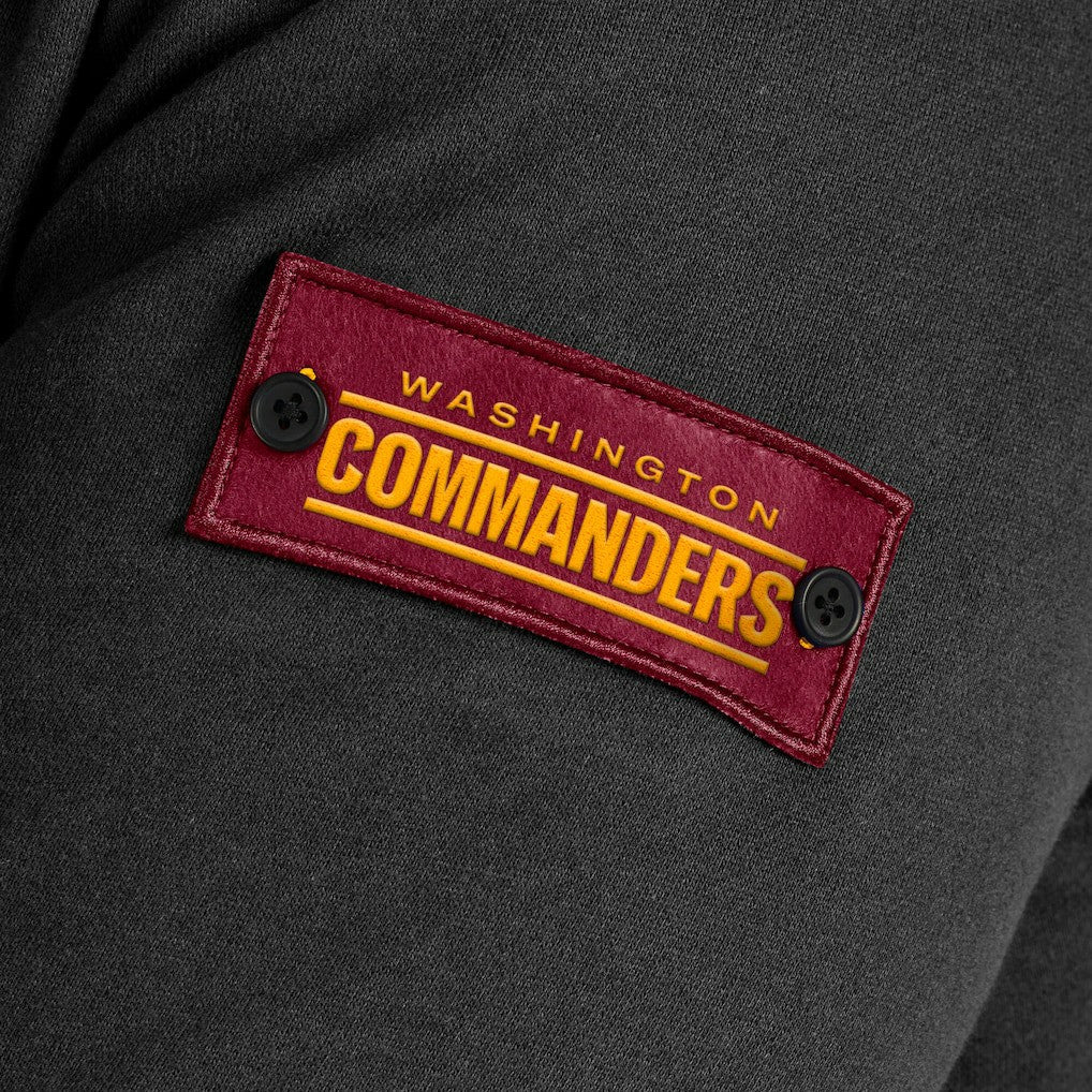 Washington Commanders J. Palmer QB1 Full-Zip Sweatshirt Black