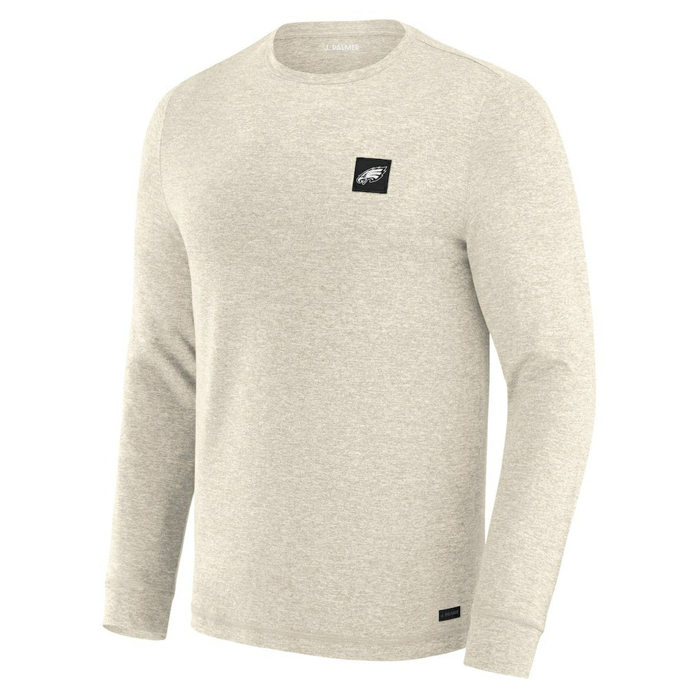 Philadelphia Eagles J. Palmer Four Down Long Sleeve T-Shirt Cream