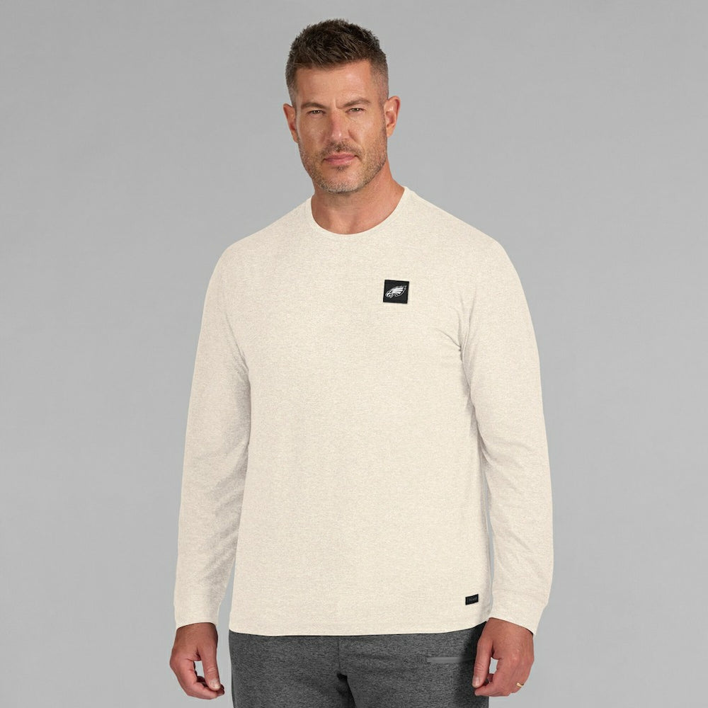 Philadelphia Eagles J. Palmer Four Down Long Sleeve T-Shirt Cream