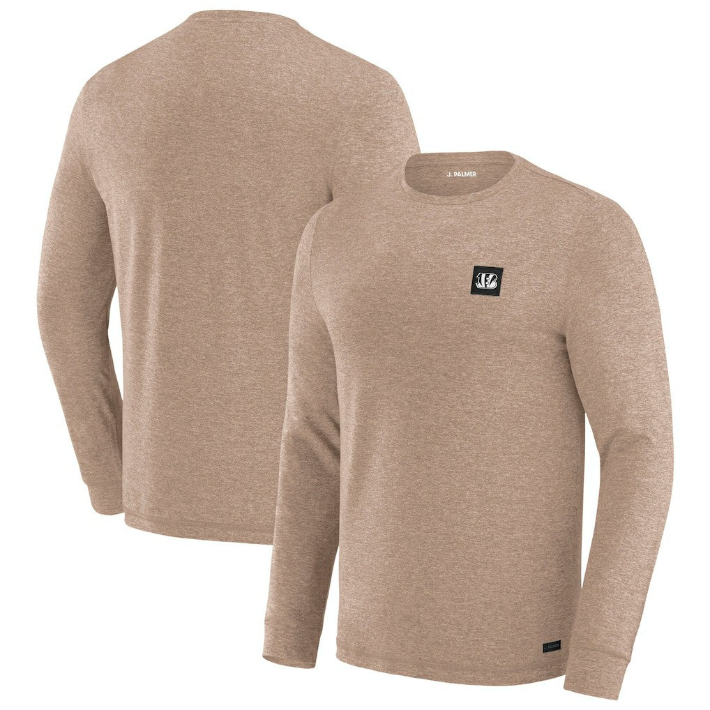 Cincinnati Bengals J. Palmer Four Down Long Sleeve T-Shirt Tan