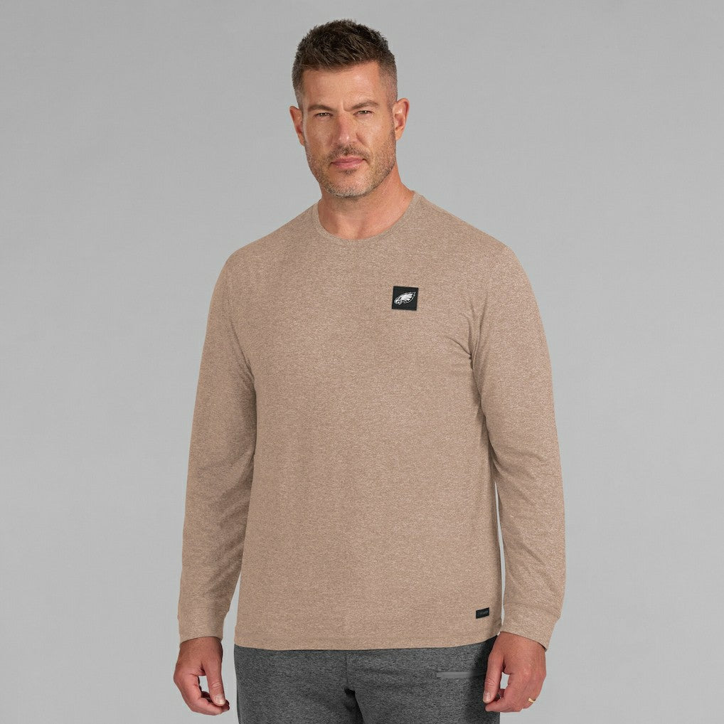 Philadelphia Eagles J. Palmer Four Down Long Sleeve T-Shirt Tan
