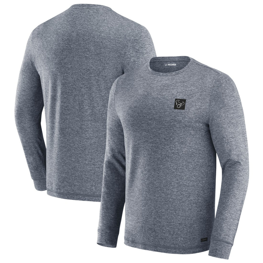 Houston Texans J. Palmer Four Down Long Sleeve T-Shirt Navy