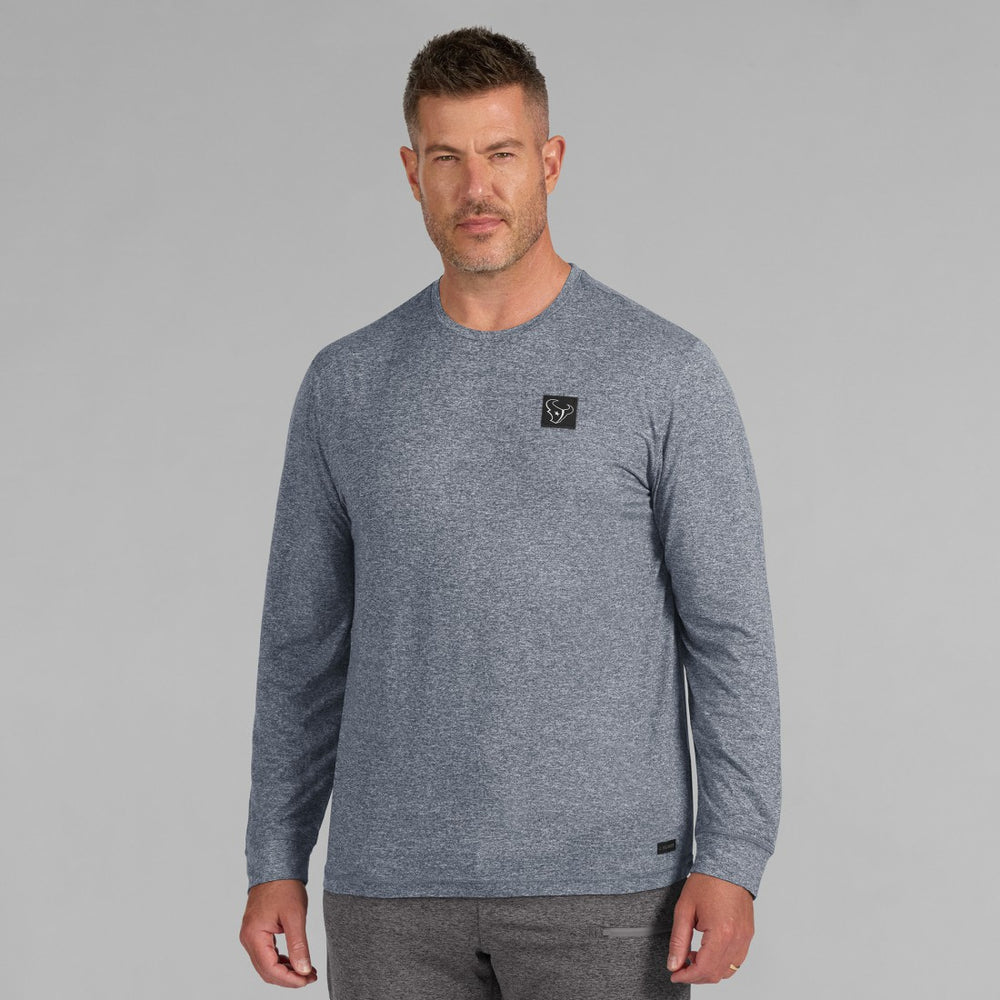 Houston Texans J. Palmer Four Down Long Sleeve T-Shirt Navy