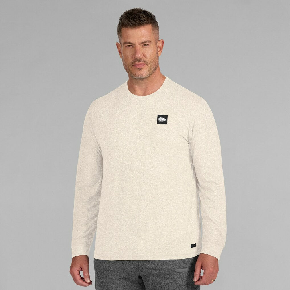 Kansas City Chiefs J. Palmer Four Down Long Sleeve T-Shirt Cream