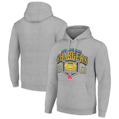 Los Angeles Chargers Starter 80s Retro Pullover Hoodie Heather Gray