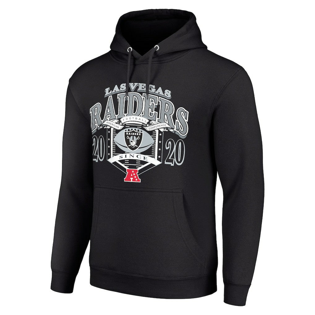 Las Vegas Raiders Starter 80s Retro Pullover Hoodie Black