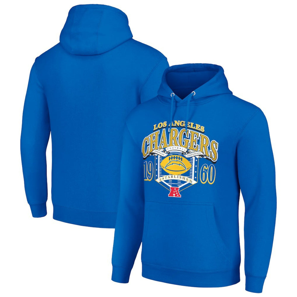Los Angeles Chargers Starter 80s Retro Pullover Hoodie Royal