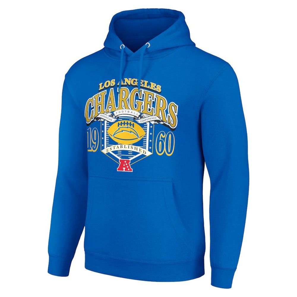 Los Angeles Chargers Starter 80s Retro Pullover Hoodie Royal