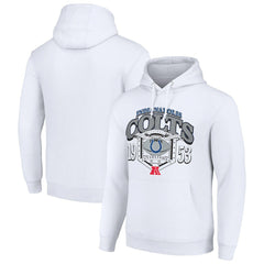 Indianapolis Colts Starter 80s Retro Pullover Hoodie White