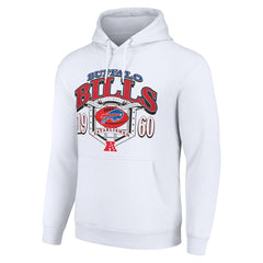 Buffalo Bills Starter 80s Retro Pullover Hoodie White
