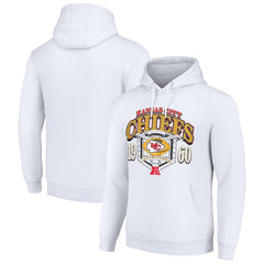 Kansas City Chiefs Starter 80s Retro Pullover Hoodie White