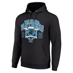 Carolina Panthers Starter 80s Retro Pullover Hoodie Black