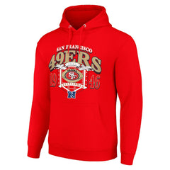 San Francisco 49ers Starter 80s Retro Pullover Hoodie Scarlet