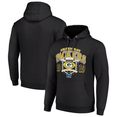 Green Bay Packers Starter 80s Retro Pullover Hoodie Black