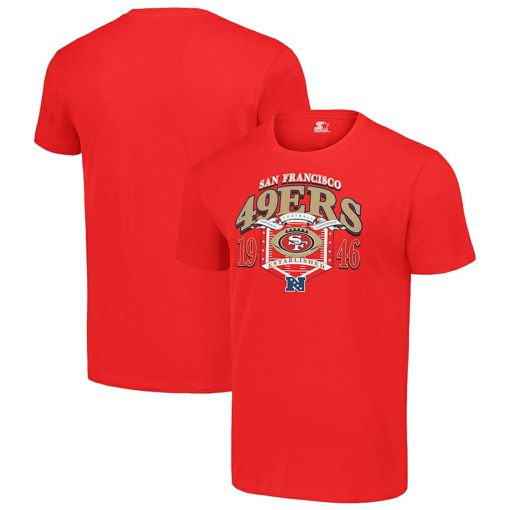San Francisco 49ers Starter ‘80s Inspired T-Shirt Scarlet