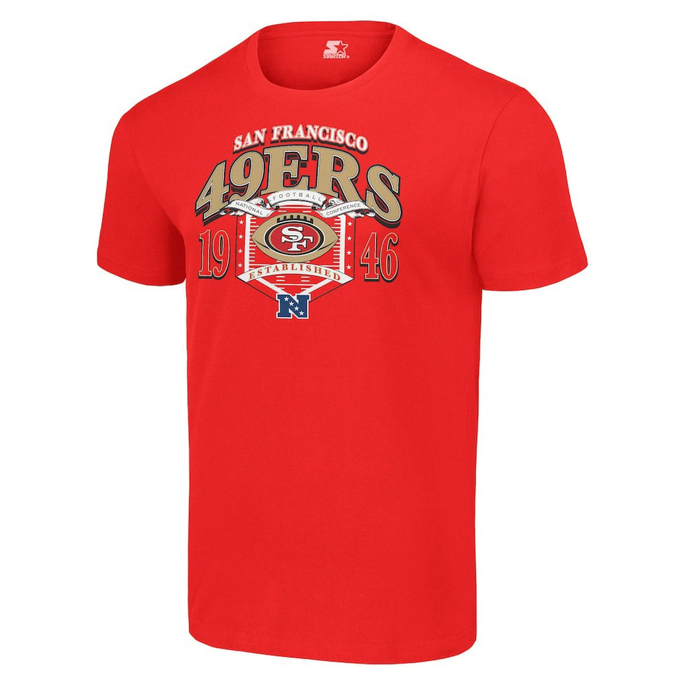 San Francisco 49ers Starter ‘80s Inspired T-Shirt Scarlet