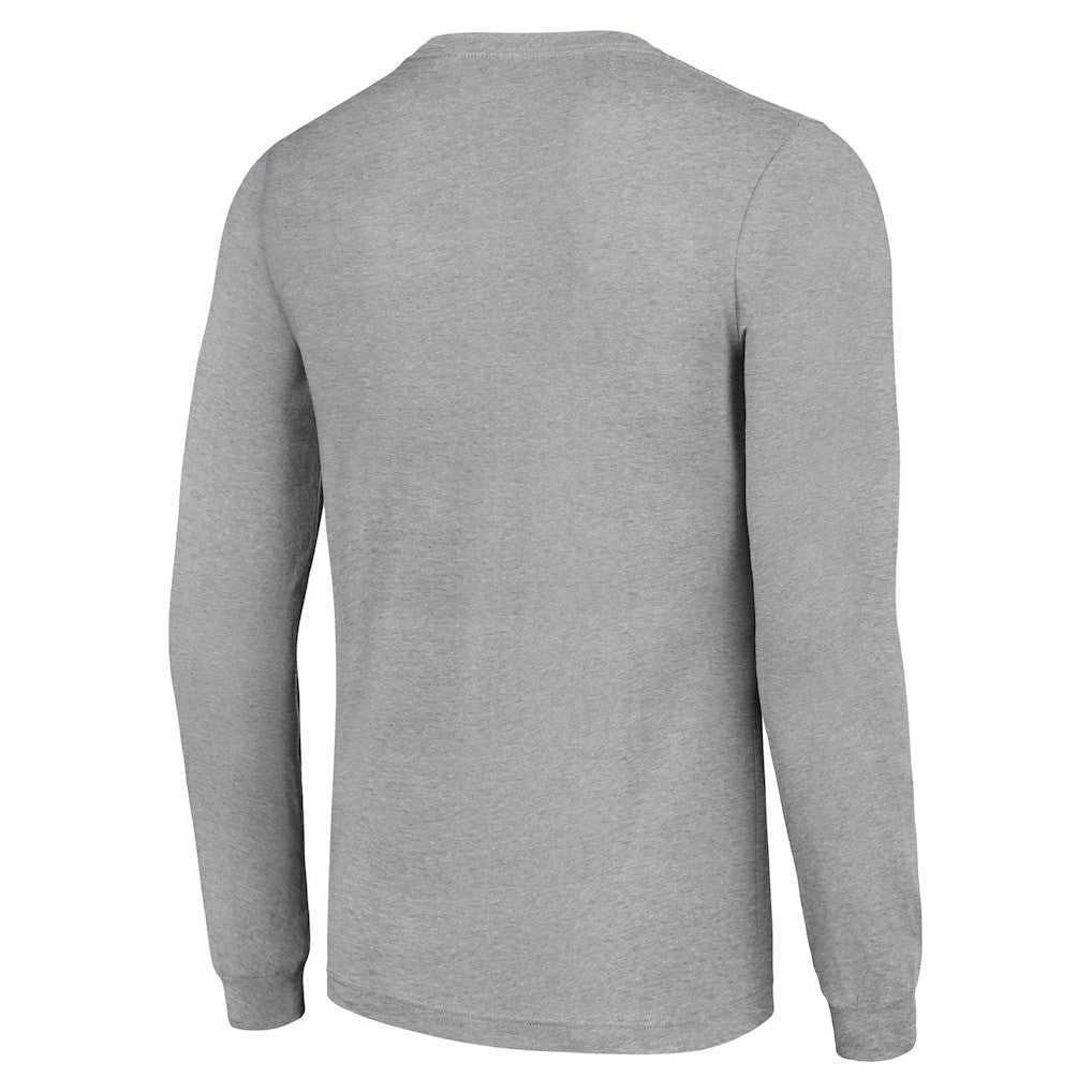 Buffalo Bills Starter Retro Long Sleeve Graphic T-Shirt Heather Gray