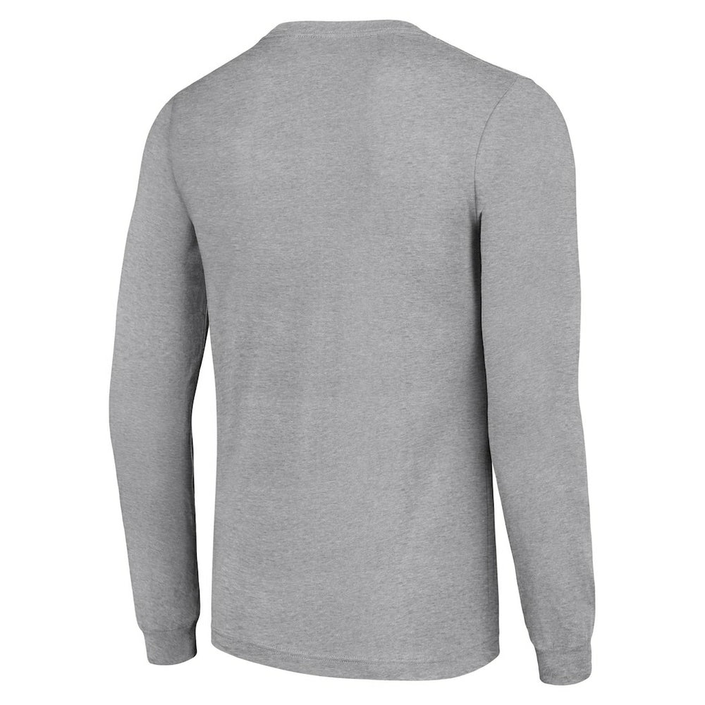 Buffalo Bills Starter Retro Long Sleeve Graphic T-Shirt Heather Gray