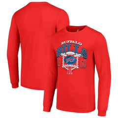 Buffalo Bills Starter Retro Long Sleeve Graphic T-Shirt Red
