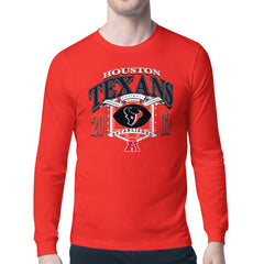 Houston Texans Starter Retro Long Sleeve Graphic T-Shirt Red
