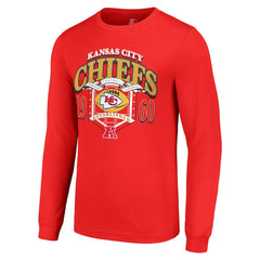 Kansas City Chiefs Starter Retro Long Sleeve Graphic T-Shirt Red