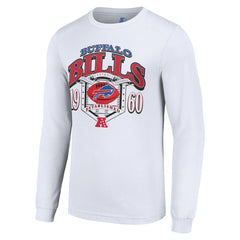 Buffalo Bills Starter Retro Long Sleeve Graphic T-Shirt White