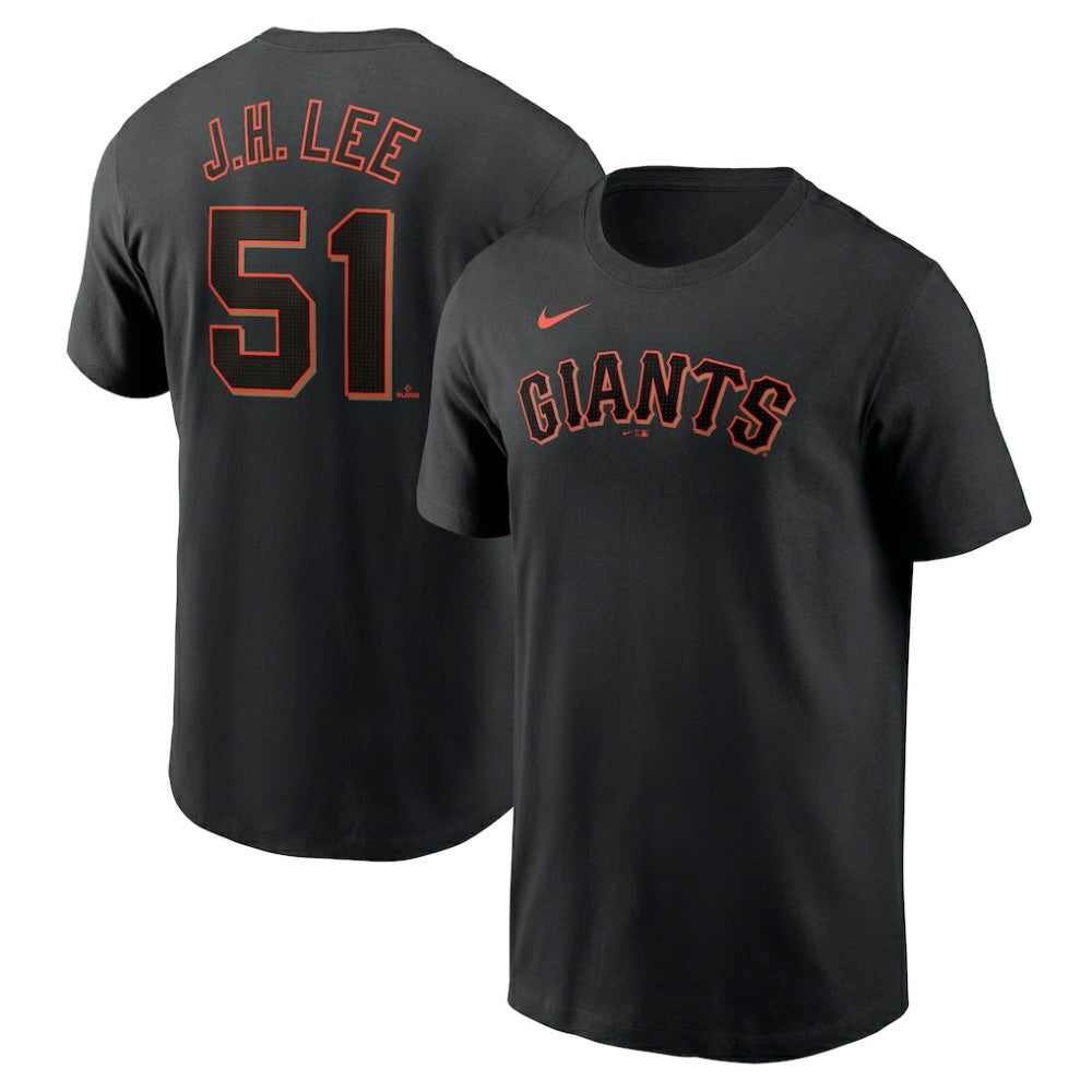 Jung Hoo Lee San Francisco Giants Nike  Fuse Name & Number T-Shirt – Black T-shirts