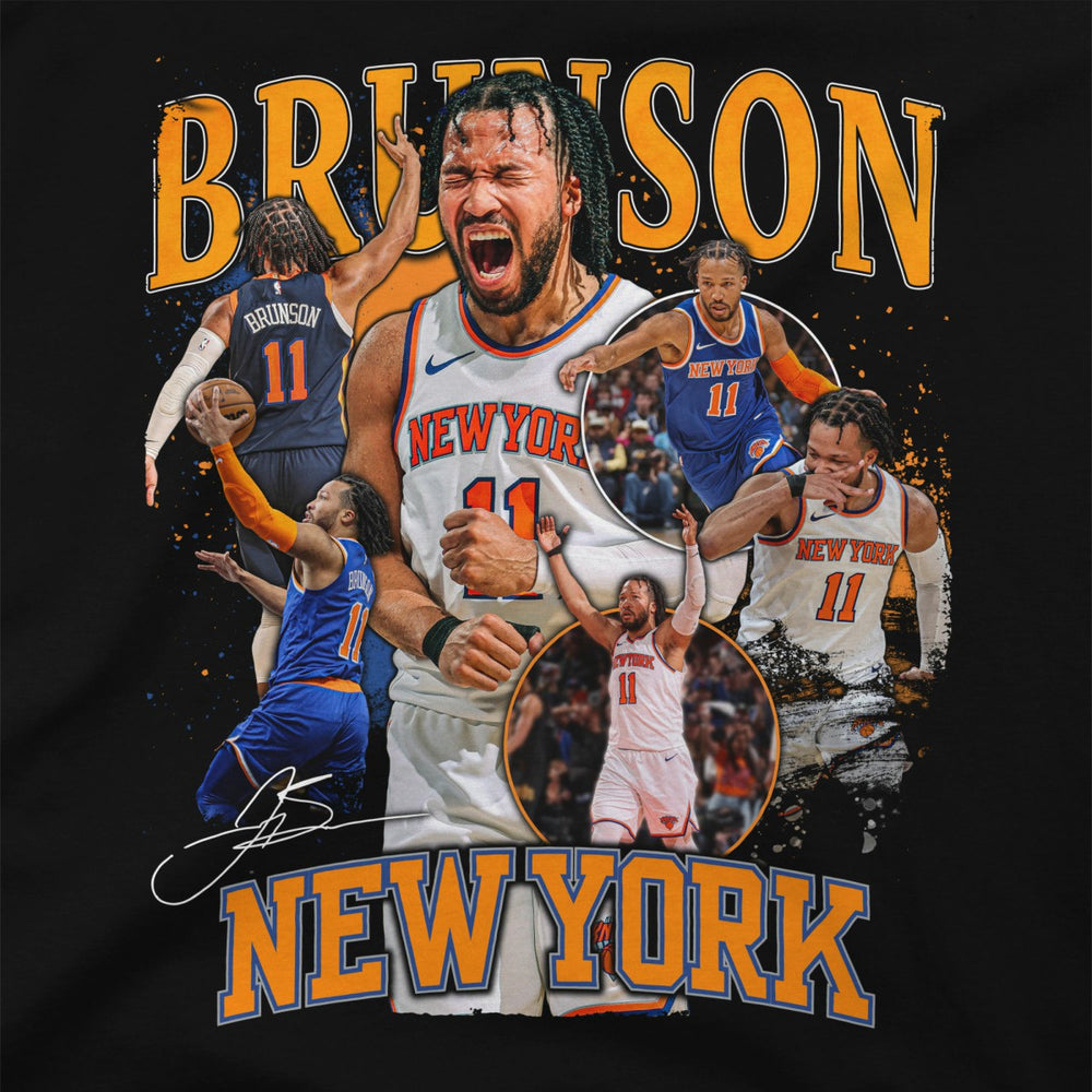 Jalen Brunson New York Knicks Stadium Essentials Unisex Player Crossroads T-Shirt Black