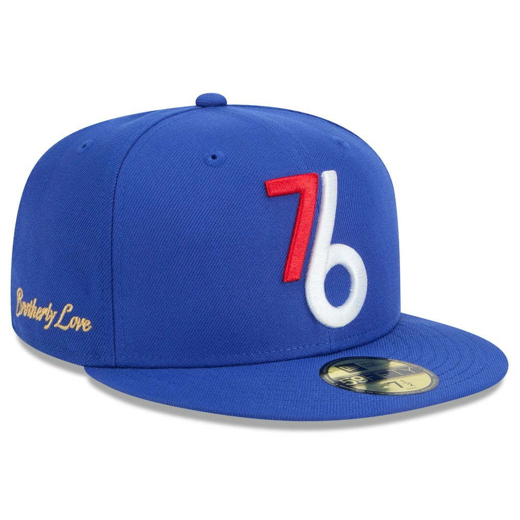 Philadelphia 76ers 2024/25 City Edition Alternate 59FIFTY Fitted Hat Royal