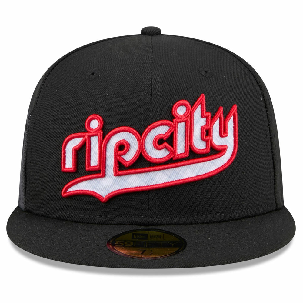 Portland Trail Blazers 2024/25 City Edition 59FIFTY Fitted Hat Black