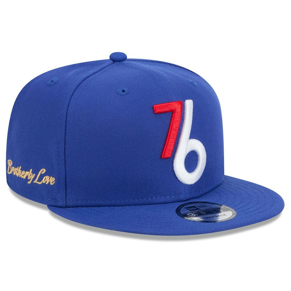 Philadelphia 76ers 2024/25 City Edition Alternate 9FIFTY Snapback Hat Royal