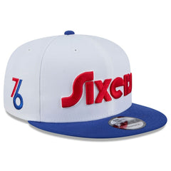Philadelphia 76ers 2024/25 City Edition 9FIFTY Snapback Hat White