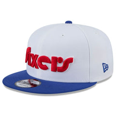 Philadelphia 76ers 2024/25 City Edition 9FIFTY Snapback Hat White