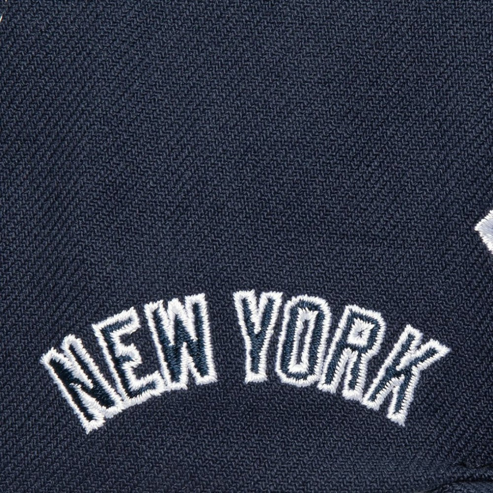 New York Yankees Mitchell & Ness Full Frontal Snapback Hat - Navy Hats