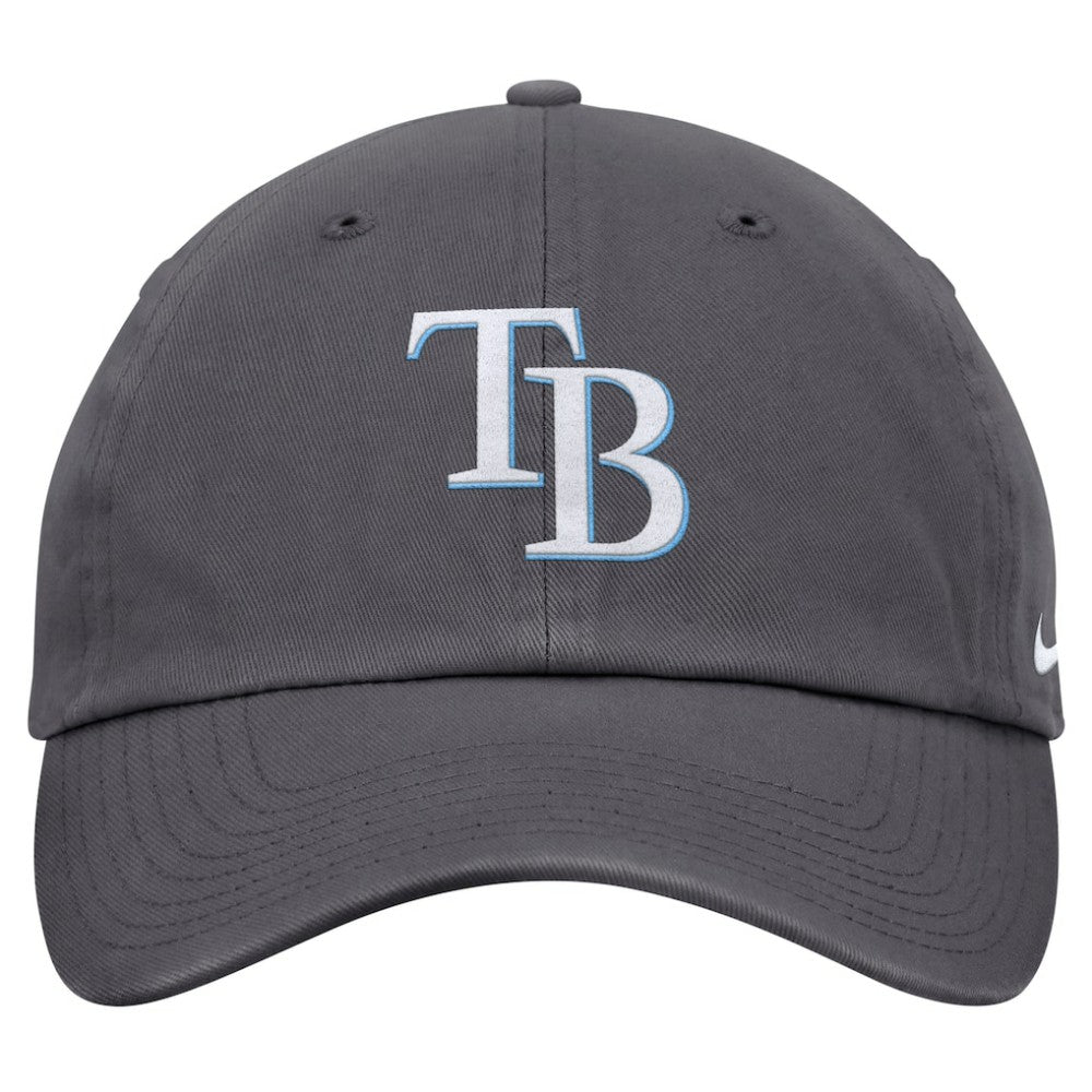 Tampa Bay Rays Nike Club Adjustable Hat - Gray Hats