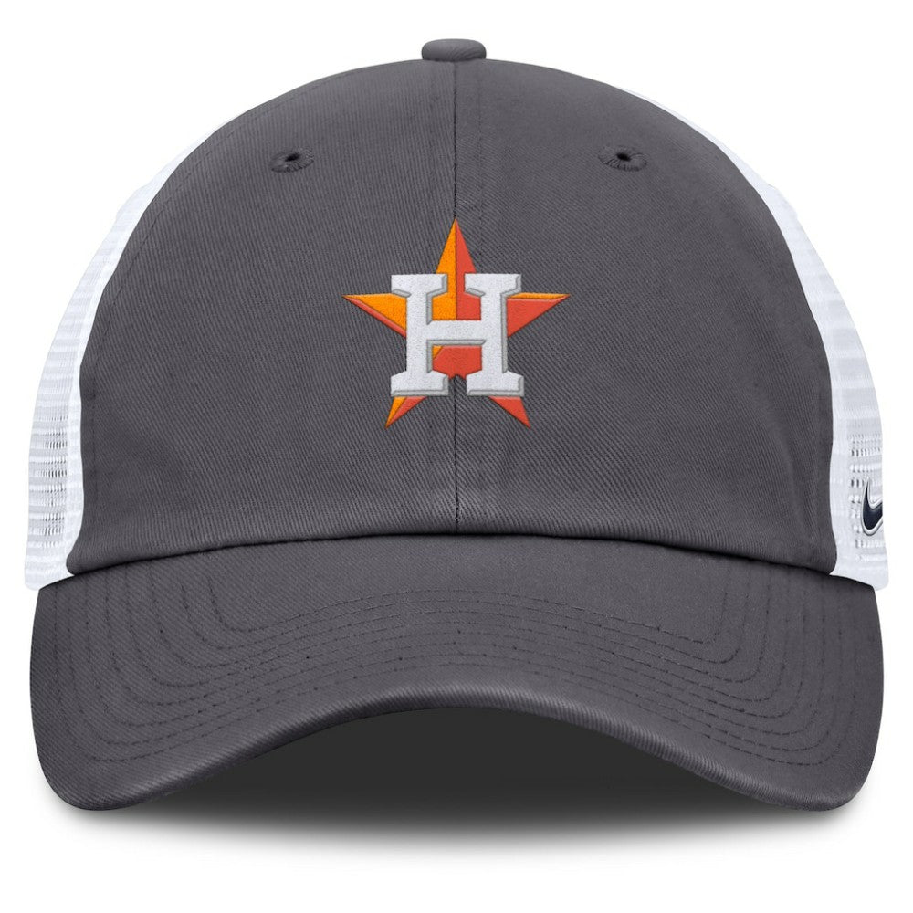 Houston Astros Nike Adjustable Trucker Hat - Gray Hats