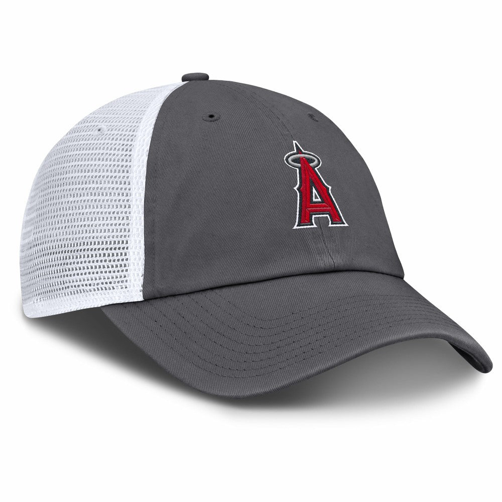 Los Angeles Angels Nike Adjustable Trucker Hat - Gray Hats