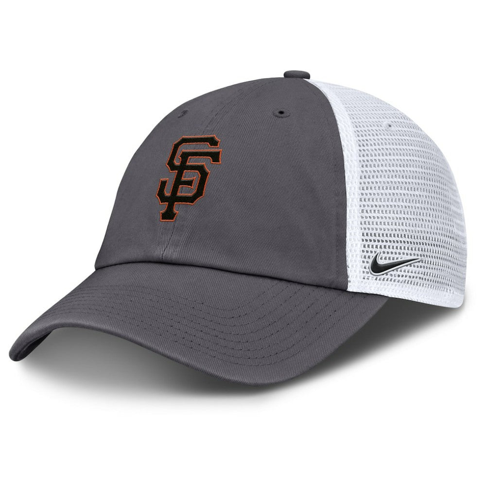 San Francisco Giants Nike Adjustable Trucker Hat - Gray Hats