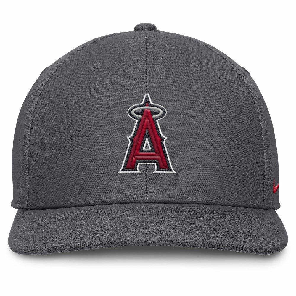 Los Angeles Angels Nike Pro Performance Snapback Hat - Gray Hats