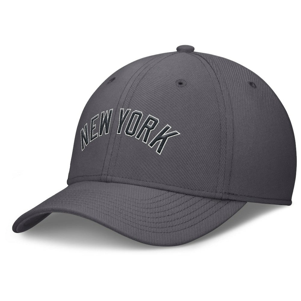 New York Yankees Nike Swoosh Performance Flex Hat - Gray Hats