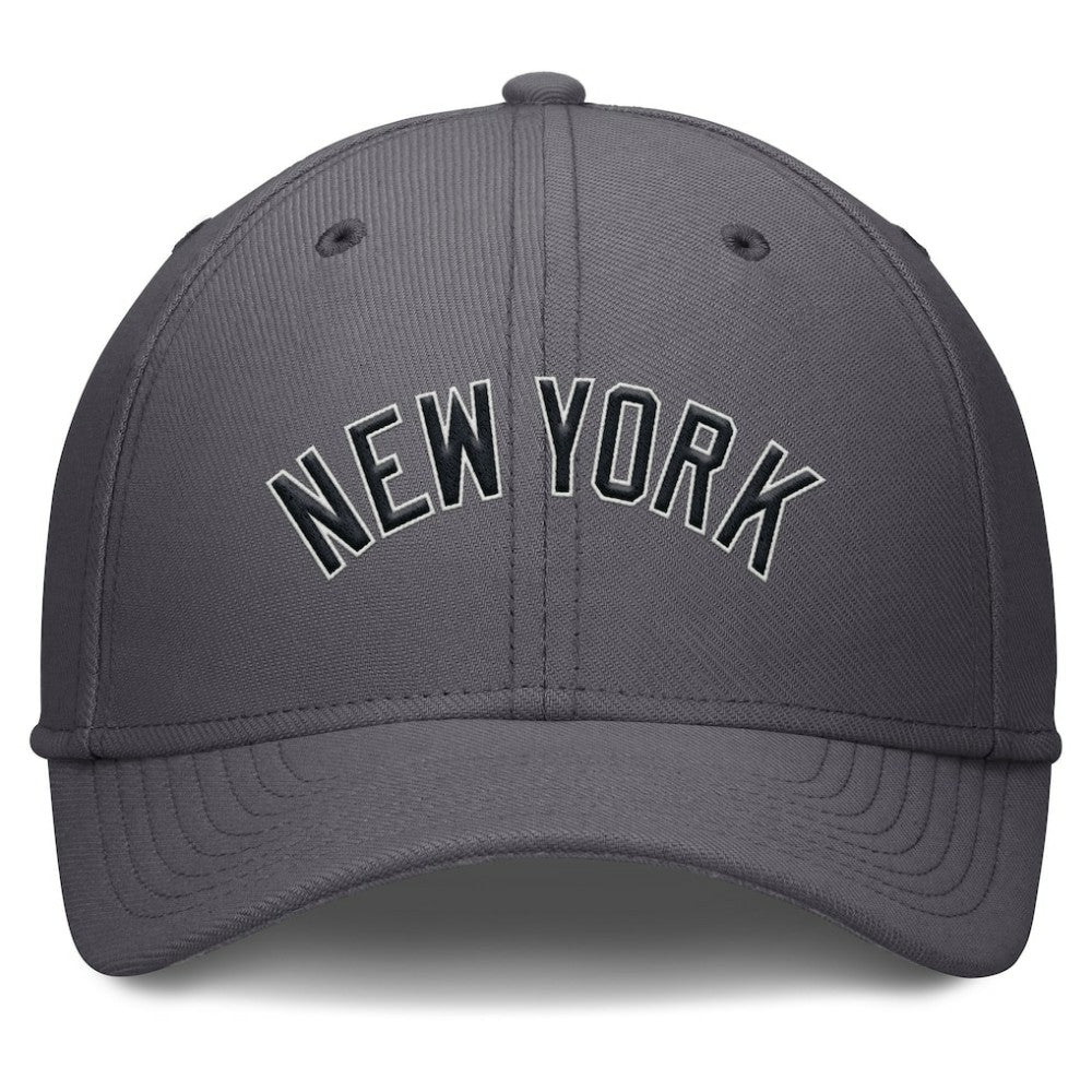 New York Yankees Nike Swoosh Performance Flex Hat - Gray Hats