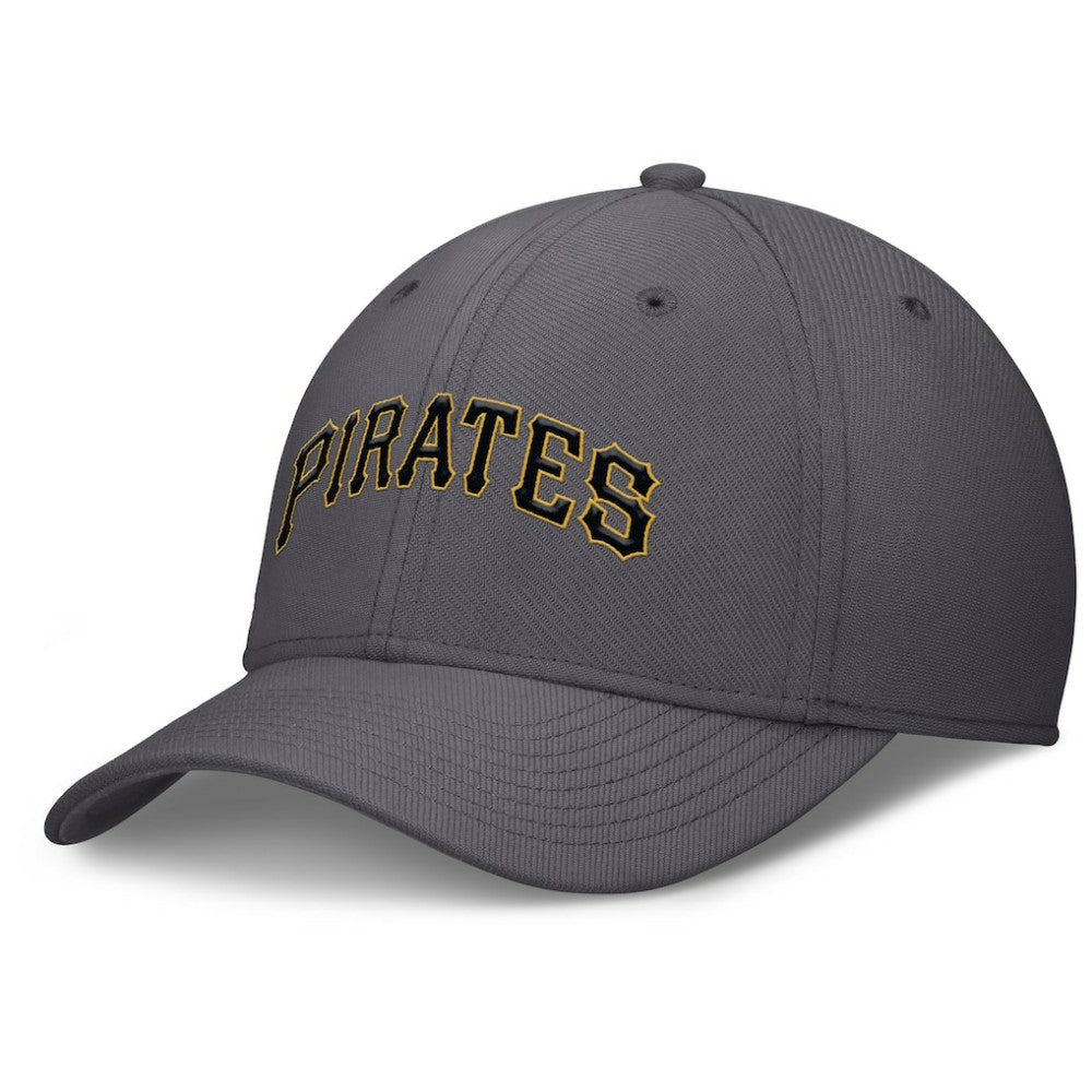 Pittsburgh Pirates Nike Swoosh Performance Flex Hat - Gray Hats