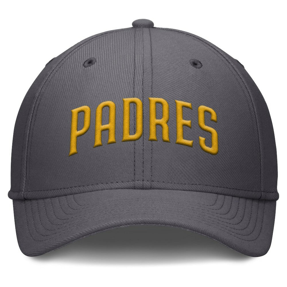 San Diego Padres Nike Swoosh Performance Flex Hat - Gray Hats
