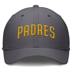 San Diego Padres Nike Swoosh Performance Flex Hat - Gray Hats