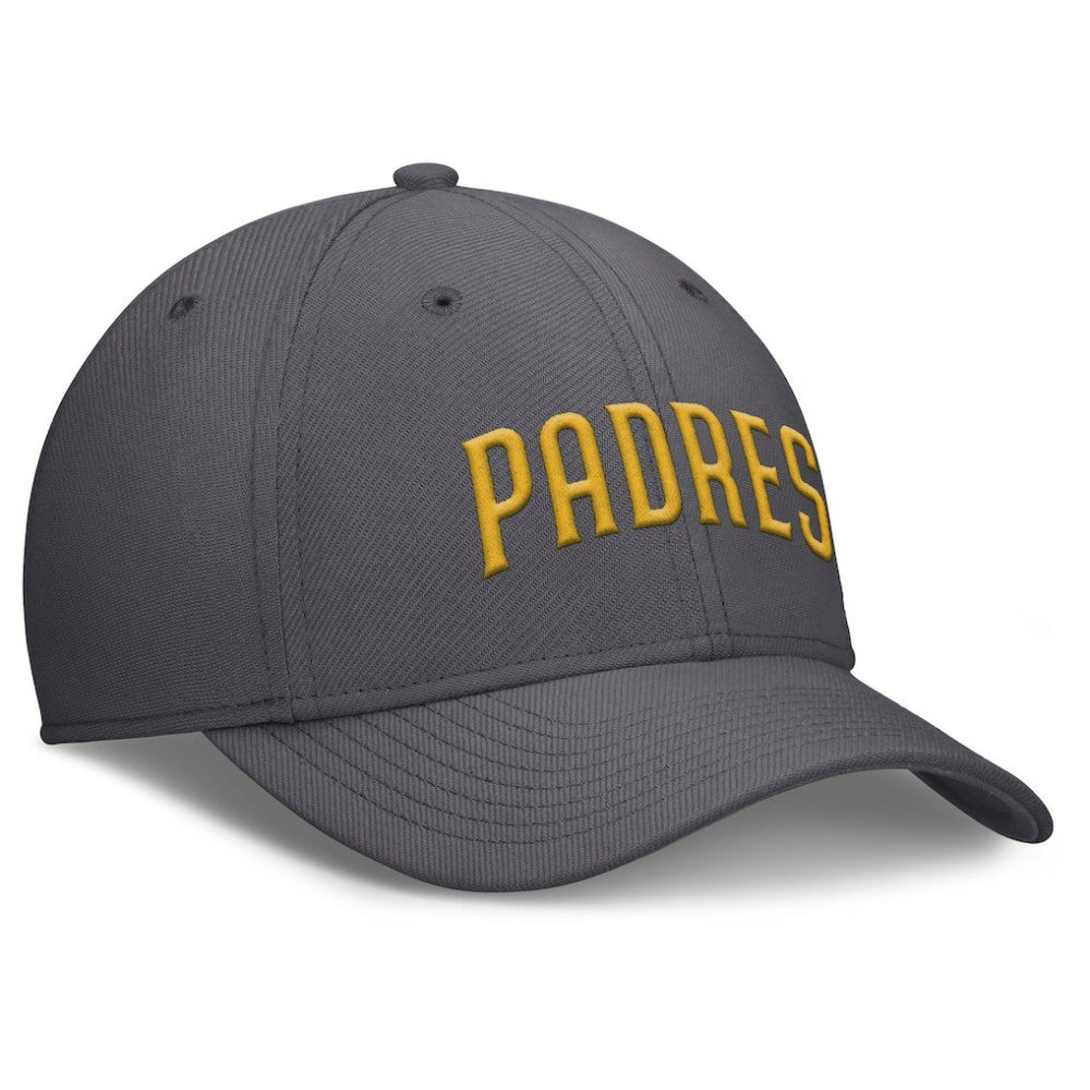 San Diego Padres Nike Swoosh Performance Flex Hat - Gray Hats