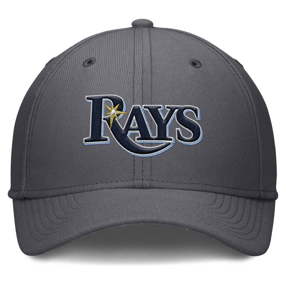 Tampa Bay Rays Nike Swoosh Performance Flex Hat - Gray Hats