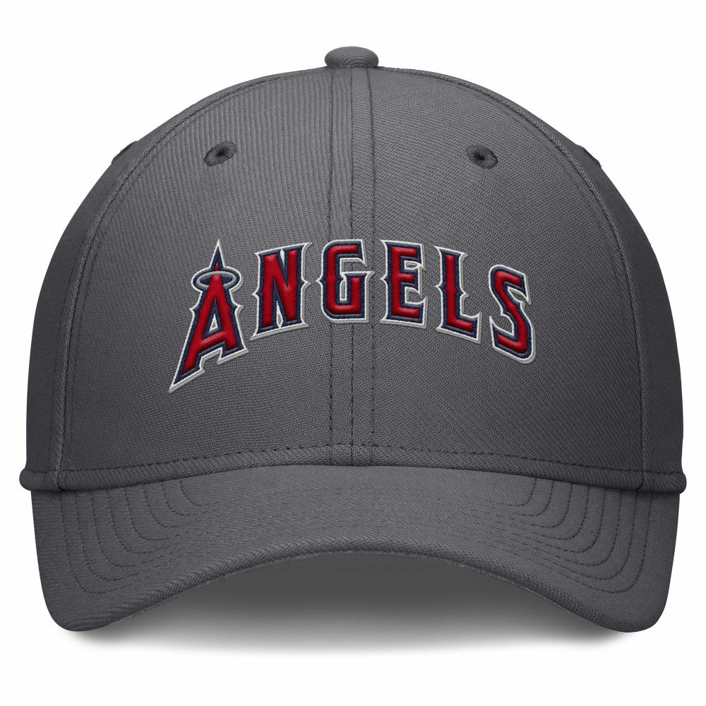 Los Angeles Angels Nike Swoosh Performance Flex Hat - Gray Hats
