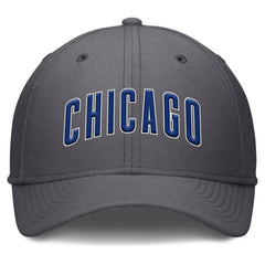 Chicago Cubs Nike Swoosh Performance Flex Hat - Gray Hats